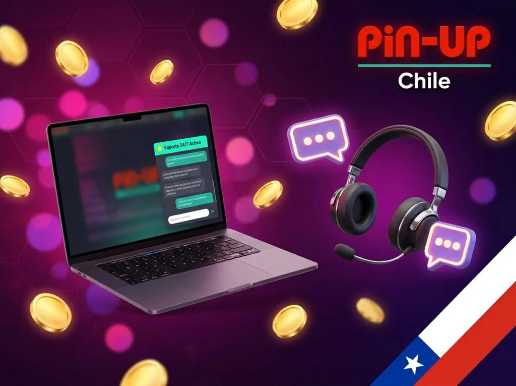 El equipo de atención de Pin-Up Chile está disponible para ayudarte en todo momento.